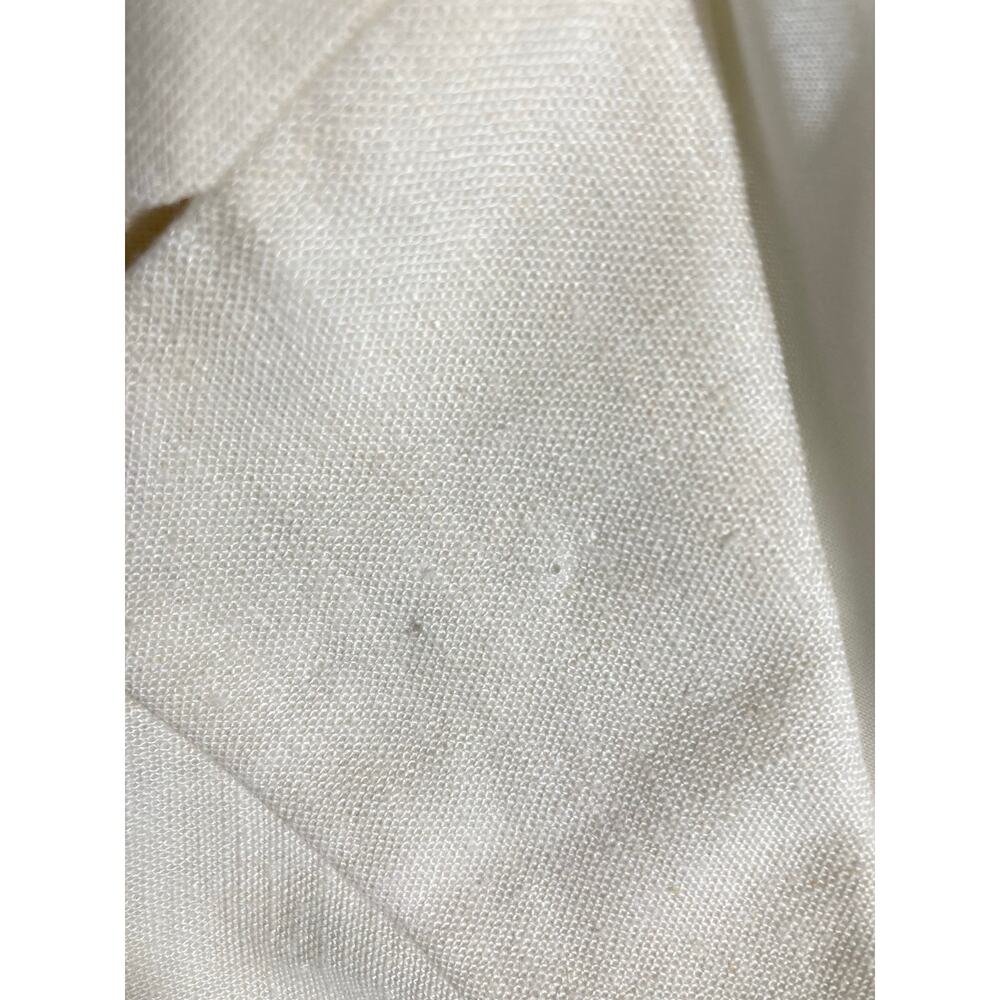 Women's Linen Blazer Blouse Donna Morgan White Floral Print w/ Tags Size 14 NEW - Picture 7 of 8